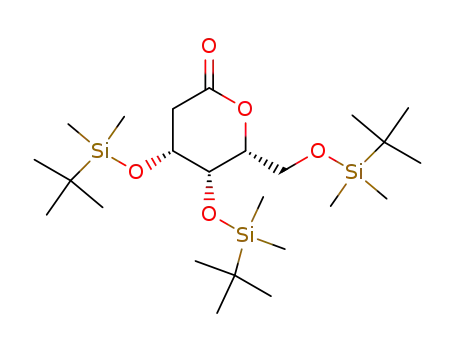 3,4,6-tri-O-(tert-butyldimethylsilyl)-2-deoxy-D-lyxo-hexono-1,5-lactone