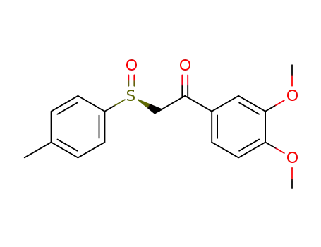 (+)-(R)-2-(p-tolylsulfinyl)-3',4'-dimethoxyacetophenone