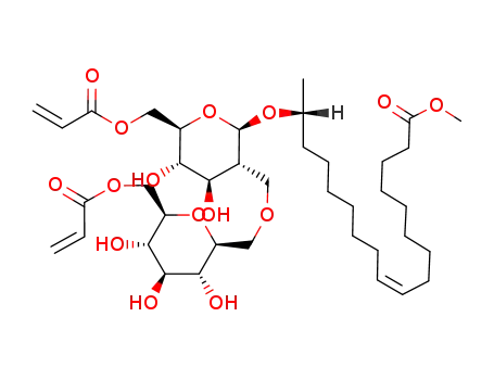 methyl 17-L-(<2'-O-β-D-glucopyranosyl-β-D-glucopyranosyl>-oxy)-cis-9-octadecenoate 6',6''-diacrylate