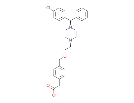[4-(2-{4-[(4-chloro-phenyl)-phenyl-methyl]-piperazin-1-yl}-ethoxymethyl)-phenyl]-acetic acid