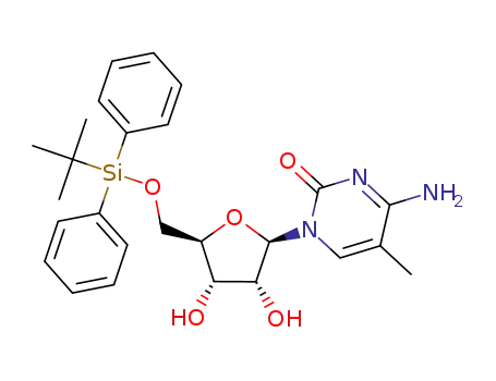 4-amino-1-[5-(tert-butyl-diphenyl-silanyloxymethyl)-3,4-dihydroxy-tetrahydro-furan-2-yl]-5-methyl-1H-pyrimidin-2-one