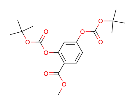 2,4-bis-tert-butoxycarbonyloxy-benzoic acid methyl ester