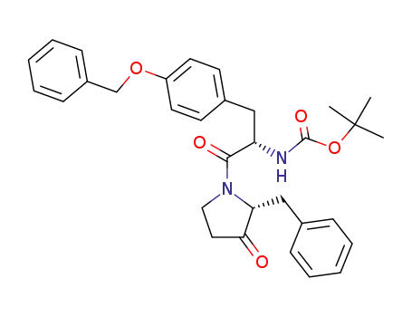 (2R)-2-Benzyl-1-O-benzyl-[N-(tert-butoxycarbonyl)-L-tyrosinyl]pyrrolidin-3-one