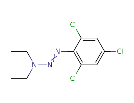 Molecular Structure of 401631-89-8 (1-Triazene, 3,3-diethyl-1-(2,4,6-trichlorophenyl)-)