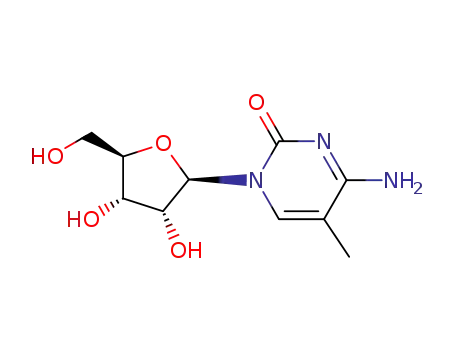 Molecular Structure of 2140-61-6 (5-METHYLCYTIDINE)