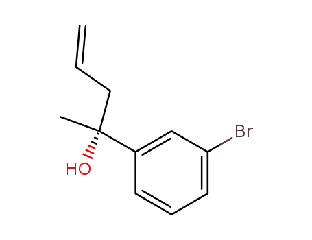 (R)-(+)-2-(3-bromophenyl)pent-4-en-2-ol