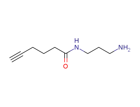 Molecular Structure of 398507-42-1 (5-Hexynamide, N-(3-aminopropyl)-)