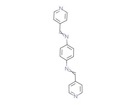 N1,N4-bis((pyridin-4-yl)-methylene)benzene-1,4-diamine