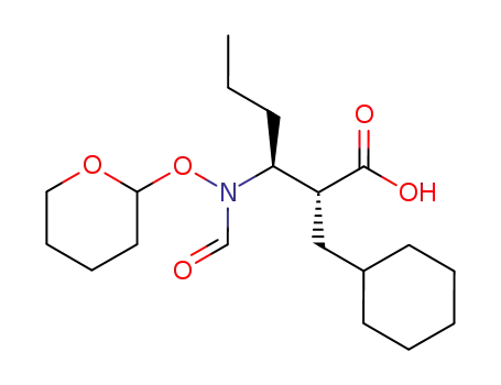 (2R,3S)-2-(cyclohexylmethyl)-3-[formyl(tetrahydro-2H-pyran-2-yloxy)amino]hexanoic acid