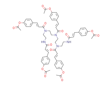 N1,N4,N7,N10,N13-penta(4-o-acetylcoumaroyl)tetraethylenepentamine
