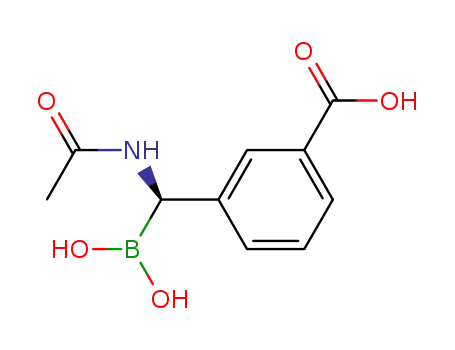 (1R)-1-acetylamino-1-(3-carboxyphenyl)methylboronic acid