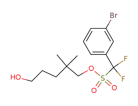 5-hydroxy-2,2-dimethylpentyl (3-bromophenyl)-difluoromethanesulfonate