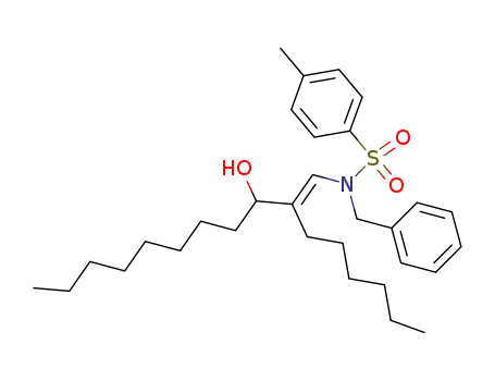 (E)-1-[benzyl(p-toluenesulfonyl)amino]-2-hexyl-1-undecen-3-ol