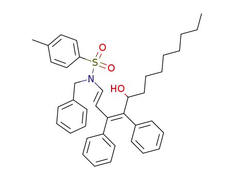 N-benzyl-N-[(1E,3E)-5-hydroxy-3,4-diphenyl-1,3-tridecadien-1-yl]-p-toluenesulfonamide