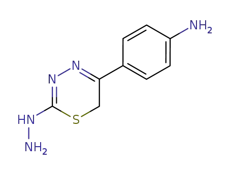 2-hydrazino-5-(p-aminophenyl)-1,3,4-thiadiazine