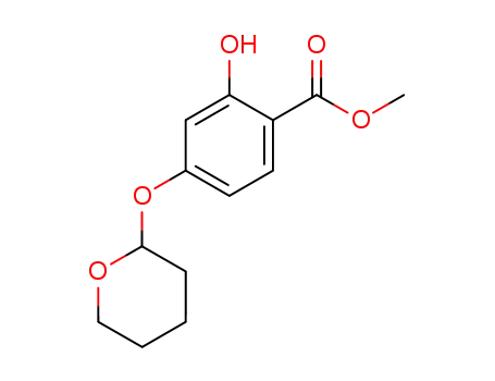 2-hydroxy-4-(tetrahydropyran-2-yloxy)-benzoic acid methyl ester