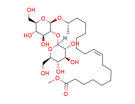 methyl 17-L-([2-O-β-D-glucopyranosyl-β-D-glucopyranosyl]-oxy)-cis-9-octadecenoate