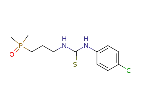 3-[(N-4-chlorophenyl-thiocarbamoyl)amino]propyl-dimethyl-phosphine oxide