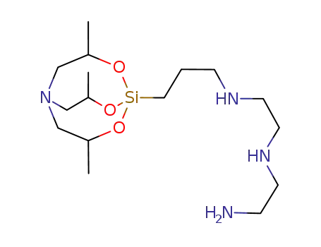 N-(2-amino-ethyl)-N'-[3-(3,7,10-trimethyl-2,8,9-trioxa-5-aza-1-sila-bicyclo[3.3.3]undec-1-yl)-propyl]-ethane-1,2-diamine