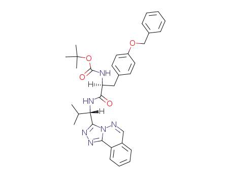 [2-(4-benzyloxy-phenyl)-1-(2-methyl-1-[1,2,4]triazolo[3,4-a]phthalazin-3-yl-propylcarbamoyl)-ethyl]-carbamic acid tert-butyl ester