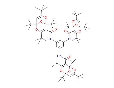 1,3,5-tris-(1,3,5,7-tetra-t-butyl-2,6,9-trioxabicyclo[3.3.1]nona-3,7-dien-4-yl-carbonylamino)-benzene