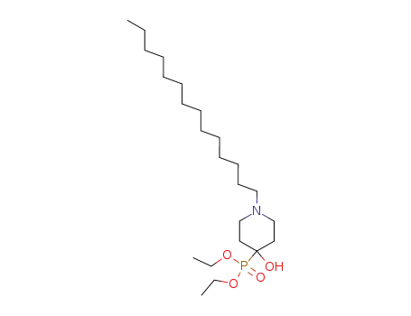 (4-hydroxy-1-tetradecyl-piperidin-4-yl)-phosphonic acid diethyl ester