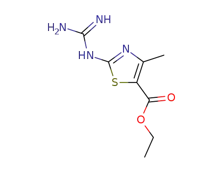 ethyl 2-(carbamimidoylamino)-4-methyl-1,3-thiazole-5-carboxylate