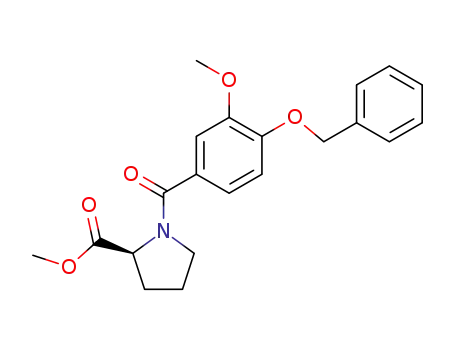 methyl (2S)-N-(4-benzyloxy-3-methoxybenzoyl)pyrrolidin-2-carboxylate