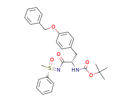 N-[Boc-L-Tyr(Bn)]-(S)-S-methyl-S-phenylsulfoximine