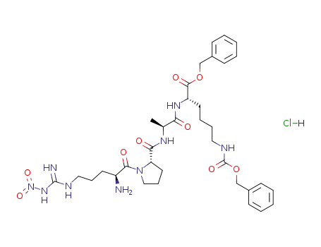 Arg(NO2)-Pro-Ala-Lys(Z)-OBzl hydrochloride