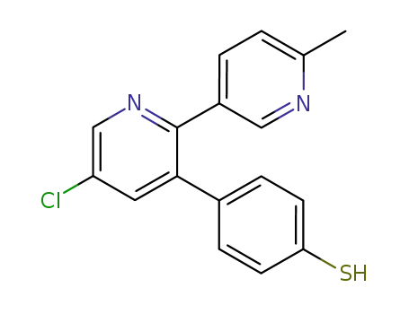 4-(5-chloro-6'-methyl-[2,3']bipyridinyl-3-yl)-benzenethiol