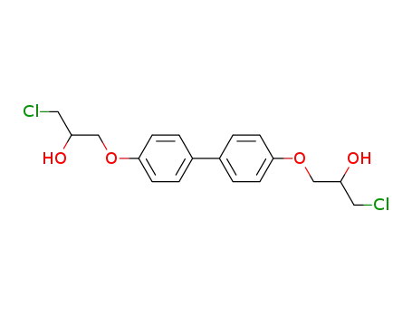 1-chloro-3-[4'-(3-chloro-2-hydroxy-propoxy)-biphenyl-4-yloxy]-propan-2-ol