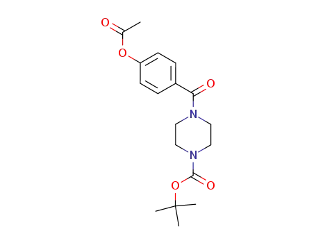 4-(4-acetoxy-benzoyl)-piperazine-1-carboxylic acid tert-butyl ester