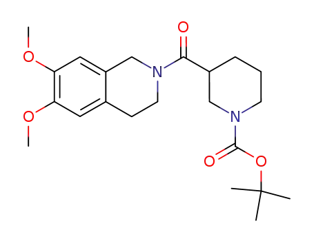 tert-butyl 3-[(6,7-dimethoxy-3,4-dihydroisoquinolin-2(1H)-yl)carbonyl]piperidine-1-carboxylate