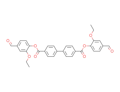 biphenyl-4,4'-dicarboxylic acid bis-(2-ethoxy-4-formyl-phenyl) ester