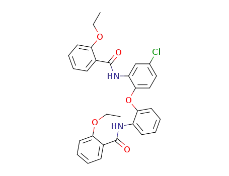 2-(2-(2-ethoxybenzoylamino)-4-chlorophenoxy)-N-(2-ethoxybenzoyl)benzeneamine