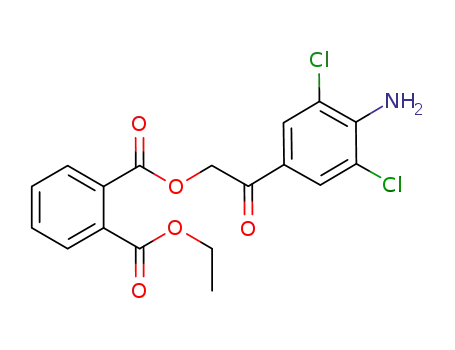o-phthalic acid 1-[2-(4-amino-3,5-dichlorophenyl)-2-oxoethyl] ester 2-ethyl ester