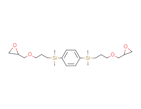 1,4-bis(dimethyl(3-(oxiran-2-ylmethoxy)propyl)silyl)benzene