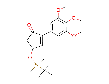 2-(3,4,5-trimethoxyphenyl)-4-tert.-butyldimethylsilyoxy-cyclopent-2-en-1-one