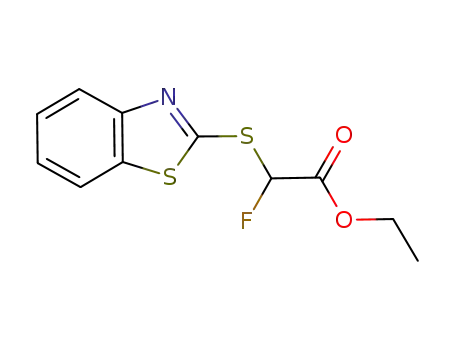 ethyl 2-(benzothiazol-2-ylsulfanyl)-2-fluoroacetate