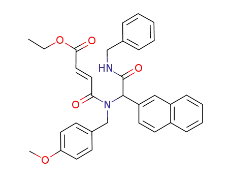 (E)-ethyl 4-((2-(benzylamino)-1-(naphthalen-2-yl)-2-oxoethyl)(4-methoxybenzyl)amino)-4-oxobut-2-enoate