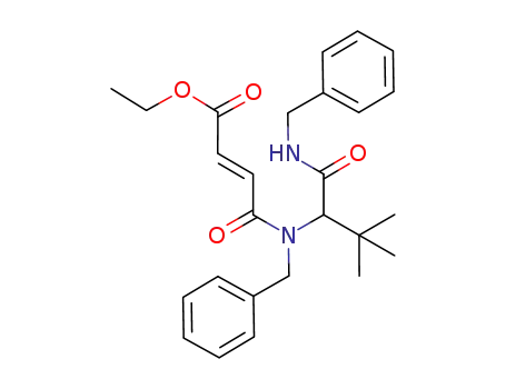 (E)-ethyl 4-(benzyl(1-(benzylamino)-3,3-dimethyl-1-oxobutan-2-yl)amino)-4-oxobut-2-enoate