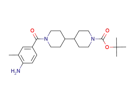 tert butyl 1'-(4-amino-3-methylbenzoyl)-4,4'-bipiperidine-1-carboxylate