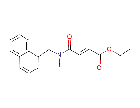 trans-3-(N-methyl-1-naphthylmethylcarbamoyl)propenoic acid ethyl ester