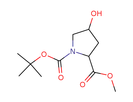 1-[(1,1-dimethylethoxy)-carbonyl]-4-hydroxy-2-pyrrolidine carboxylic acid methyl ester