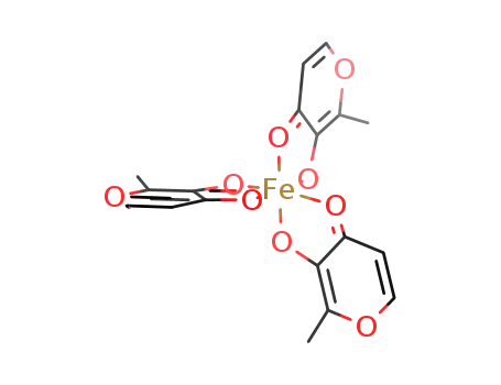 mer-tris(3-hydroxy-2-methyl-4H-pyran-4-onato)iron(III)