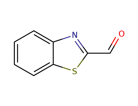 Molecular Structure of 6639-57-2 (Benzothiazole-2-carboxaldehyde)