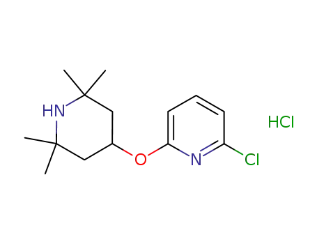 2-chloro-6-(2,2,6,6-tetramethylpiperidin-4-yloxy)pyridine hydrochloric acid salt