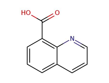 Molecular Structure of 86-59-9 (8-Quinolinecarboxylic acid)