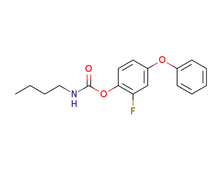 butylcarbamic acid 2-fluoro-4-phenoxyphenyl ester